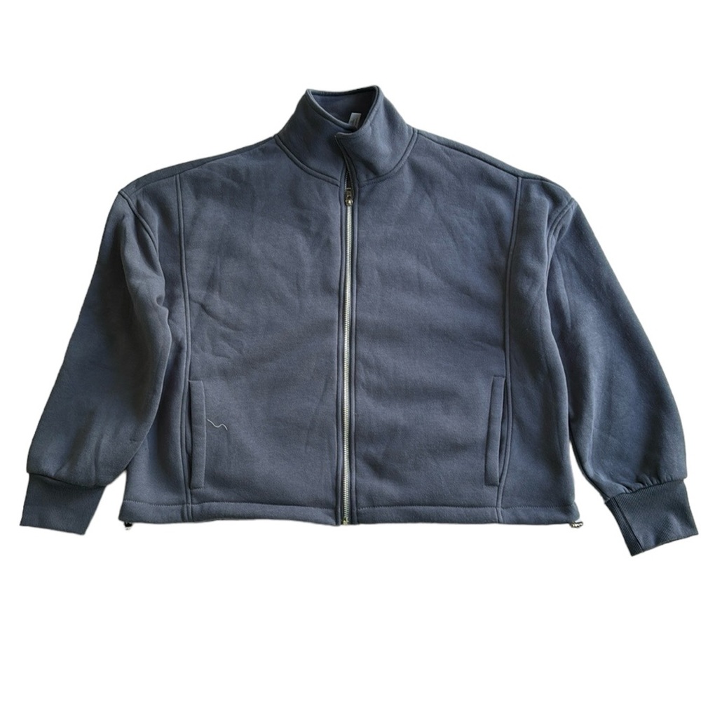 Life rocks zipper athletic sweater